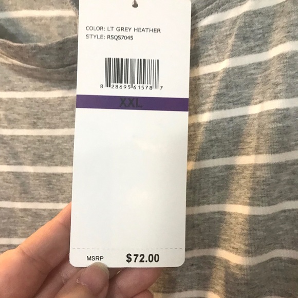 Rafaella Short Sleeve Drawstring Waist Dress - Picture 10 of 10